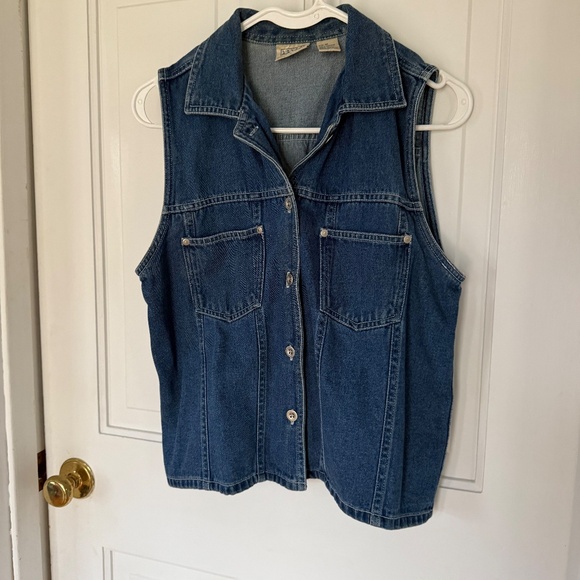 Denim Vest Laura Gayle Medium - Picture 3 of 5